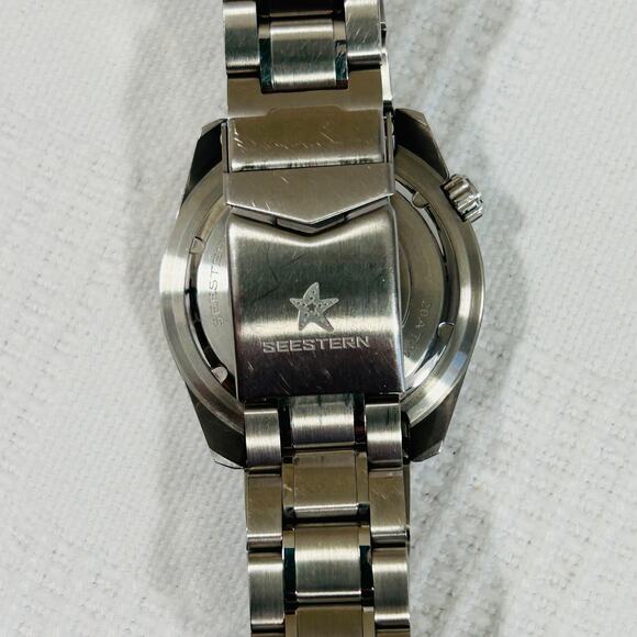 Men's Blue and Silver Watch - Picture 7 of 12